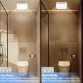 thumbnail image 2 of MesaSe Yurnero 2 Packs Rechargeable Motion Sensor Ceiling Light Indoor/outdoor  Wireless Battery Powered Shower Light  5000K Motion Activated Flush Mount LED Light For Closet Pantry Shed, 2 of 7