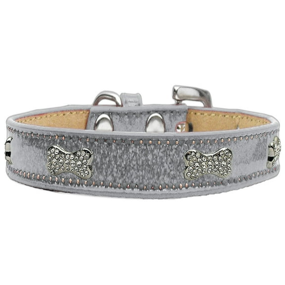 Crystal Bone Dog Collar