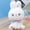 🔥 white#3096, variant on Purple Rabbit Plush Toy | 22 Inch Soft Lint Bunny Doll with White Accents & Cute Bow Tie | Realistic Design, Snuggle Pillow, Polyester Stuffed Animal | Gift for Rabbit Lovers | 22x6x5cm