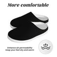 thumbnail image 6 of Haiem Sparkling Pink Night Sky Print Women's Fuzzy Memory Foam House Slipper Cozy Home Footwear Non-slip Winter Slippers-46/47, 6 of 7