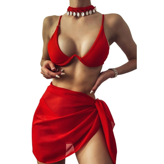 EYIIYE Paréo Femme Polyvalent Jupe de Plage pour la Natation