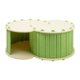thumbnail image 1 of Cama túnel de juego para gatos para 2 gatos, escondite para limpiar durante todo el año, juguete interactivo Verde, 1 of 9