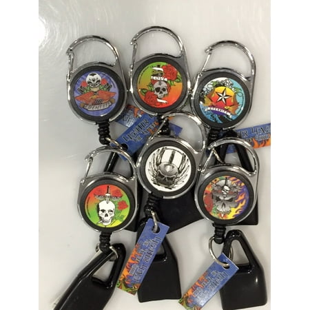 - Premium Retractable Lighter Holder-death/skull Series 1/6/30 (#289) (6) By Lighter Leash Ship from US