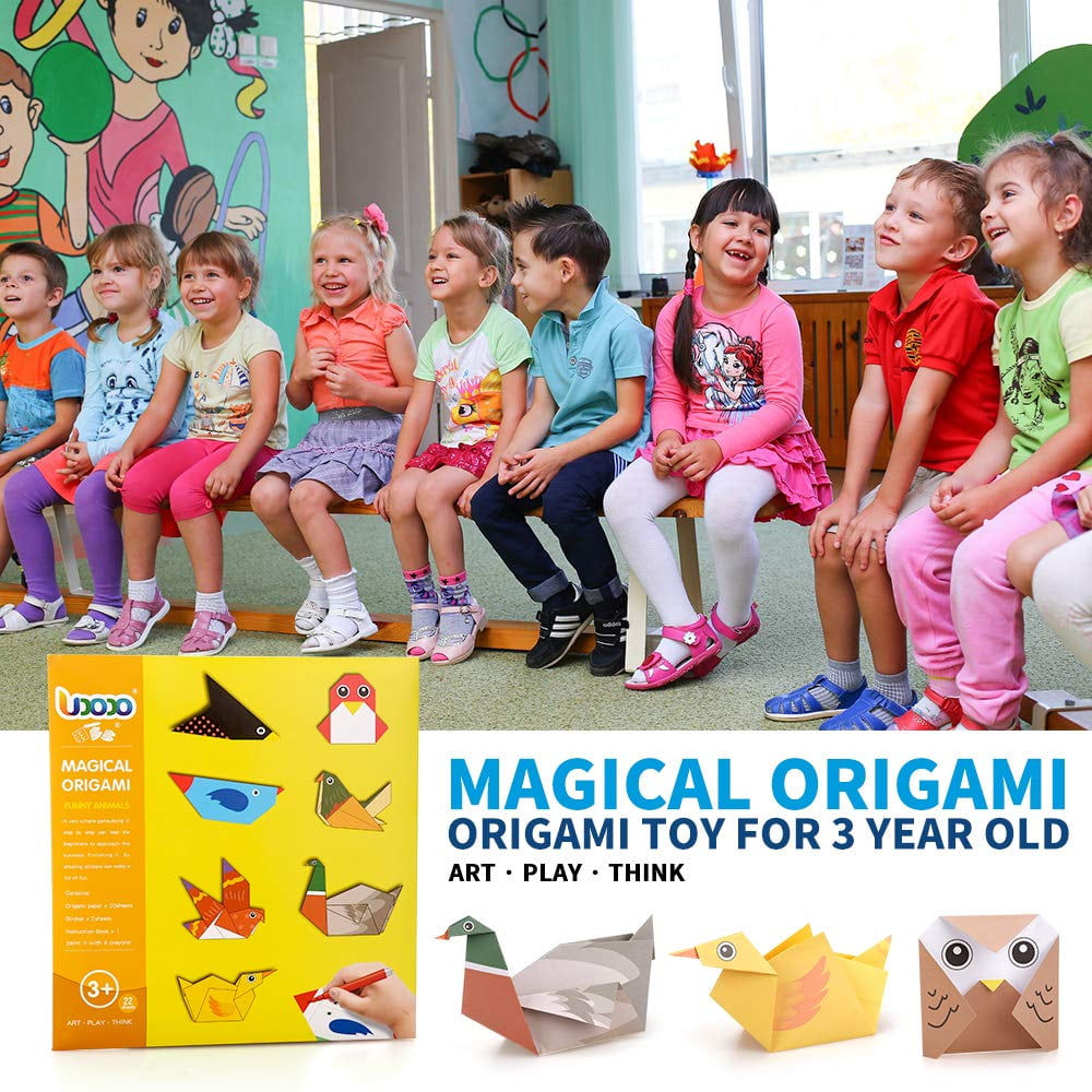 Dikence Gifts for 7 8 9 10 11 12 Year Old Girls Boys Toy, Origami Arts and  Crafts for Kids Age 6-12 Years Old Girls Children Gift, Origami Paper Craft  Kits for