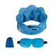 thumbnail image 2 of Almohada De Viaje Inflable, cojin De Cuello Oficina Y Antifaz Belug Azul, 2 of 5