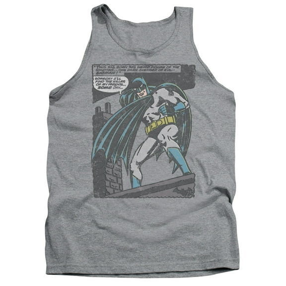 Batman Bat Origins Adult Tank Top-Athletic Heather
