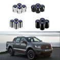 thumbnail image 2 of 4 pzas/juego tapas De tapas De Válvula De neumático De rueda De coche Para Ford Ka focos De Fiesta/rechinador De punto T6/T7/T8 fusion Ka 2009 2010 2015 accesorios huangjie unisex, 2 of 2