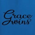 thumbnail image 5 of Wild Bobby Grace Wins Script Inspirational/Christian Women Graphic Tee, Royal, 3X-Large, 5 of 5