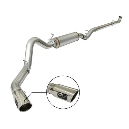 Power Flo Exhaust System - aFe Power 49-44059-P LARGE Bore HD Down-Pipe Back Exhaust System * NEW *