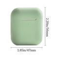 thumbnail image 3 of Anti Lose Luxury Dust Proof Slim Silicone Case Cover Protective Case Wireless Earphones Pouch Headphone Accessories GREY, 3 of 8