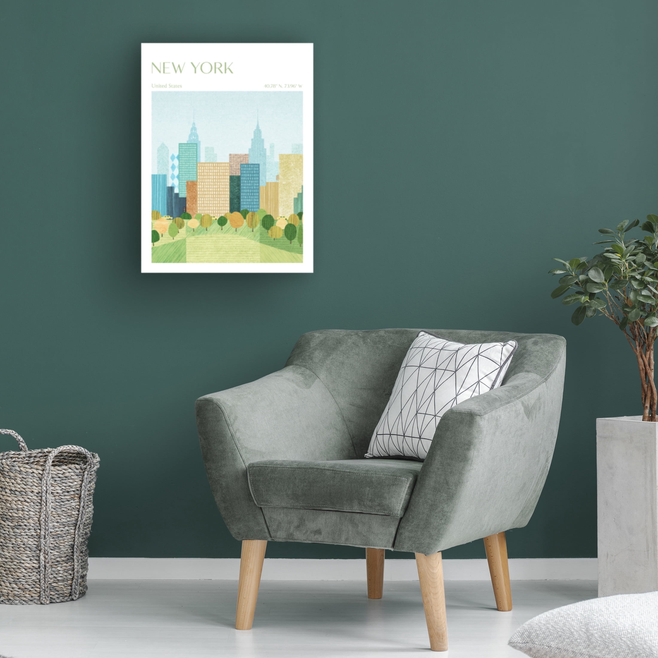 Trademark Fine Art longwayhome  New York, Central Park Canvas Wall Art