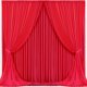 thumbnail image 2 of Cortinas de Fondo Wish Care Rojas 4 Paneles 1,5x3 m Poliéster, 2 of 7