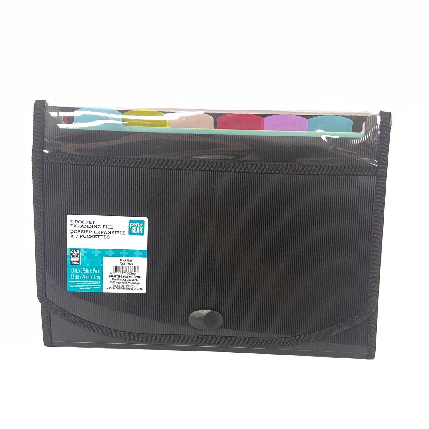 PEN+GEAR 7 PKT EXPANDING FILE, Size : 13  inch