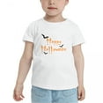 thumbnail image 2 of Happy Halloween Cute Toddler T-Shirts for Boys Girls (White, Youth XL), 2 of 5
