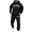 Black&1080, variant on Mens Tracksuit 2 Peice Sets Casual Men's Jogging Sweatsuit Set Letter Graphic Y2K Pullover Hoodies Pants Athletic Sweat Suit for Men