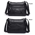 thumbnail image 2 of Carteras y bolsos de hombro de cuero PU suave al agua para mujer, bolso cruzado, bolsos tipo mensajero, estilo dos, 2 of 4