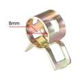 thumbnail image 2 of Unique Bargains Hose Clamp, 8mm Spring Band Type Clips for Fuel Line Replacement, 100pcs, 2 of 4