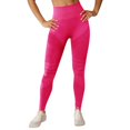thumbnail image 4 of Leggings for Women LSQii High Waist Seamless Tummy Control Capri Pants Casual Soft Leggings for Workout Running Athletic Cycling Yoga Pants ,Hot Pink 2XL, 4 of 4
