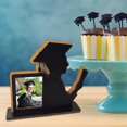 thumbnail image 6 of Oiur 2024 Graduation Photo Wooden Frame,Male Female Graduates Outline 3D Desktop Graduation Picture Display Frame,Grad Theme Party Decoration Gift, 6 of 7