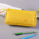 thumbnail image 5 of Estuche para lápices de gran capacidad, estuche para bolígrafos, bolsa de maquillaje, suministros escolares, papelería de oficina, almacenamiento, regalo, amarillo, 5 of 5