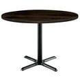thumbnail image 3 of KFI Studios Urban Loft 3.5' Round Dining Table, Espresso, Black X Base, 3 of 3