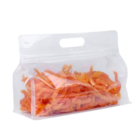 1/3Pcs Sandwich Saran Wrap Refrigerator Organization Reusable Leakproof Zipper Pouch Storage Containers Fresh Bags Food Storage Bag TRANSPARENT-30X23X8CM