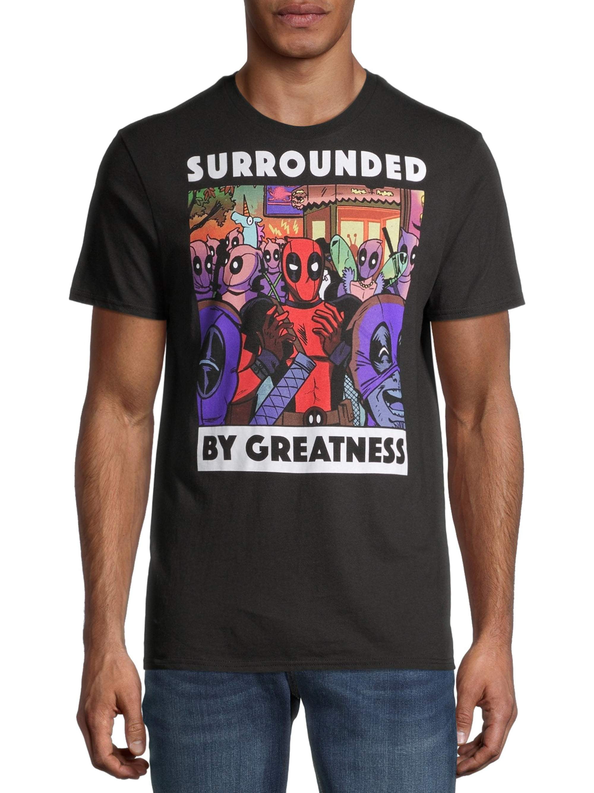 Deadpool Marvel Men's and Big Men's Graphic T-Shirt - Walmart.com