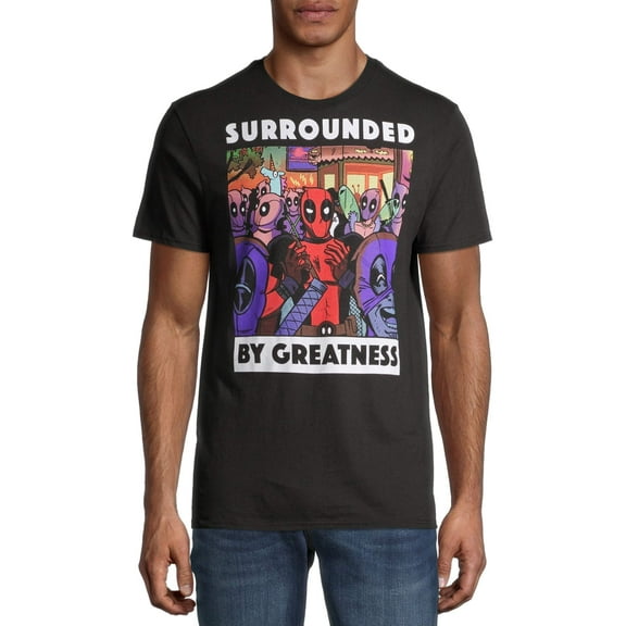 Deadpool Marvel Greatness Men's and Big Men's Graphic T-Shirt