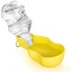 thumbnail image 1 of Botella de agua de viaje para mascotas con soporte Taza plegable para beber Bandeja Soporte Accesorios Perro Gato Botella de bebida de viaje Tazón para mascotas Taza para beber al aire libre Amarillo brillar Juguete, 1 of 5