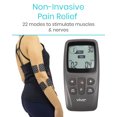 Vive Tens Unit Muscle Stimulator for Pain Relief Therapy Wireless EMS