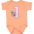 thumbnail image 3 of Inktastic Pink Ladybug 1st Birthday Girls Baby Bodysuit, 3 of 5