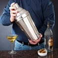 thumbnail image 4 of Stainless Steel Big Cocktail Shaker 110 oz with Built In Strainer & Bar Shaker, Martini Shaker for Party-Bartender Shaker Metal Mixed Drink Mixer |Margarita |Mixology |Metallic shiny steel TG-CS-5B, 4 of 4
