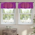 thumbnail image 2 of LALILO Kitchen Curtain Valance Purple Mandala Vintage Rod Pocket Window Curtain 52"x 18" Set of 2, 2 of 5