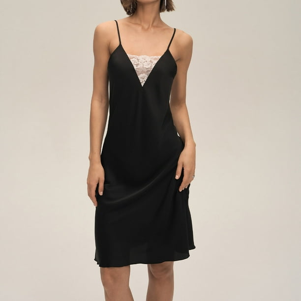 casual midi slip dress Chic Women Velvet Midi Slip Dress Side Slit Spaghetti Strap Clubwear Casual  Sexy