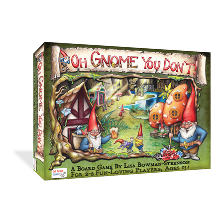 Oh Gnome You Don't! Board Game by Gut Bustin' Games