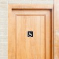 thumbnail image 1 of unbranded Adhesivo Decorativo Señal De Accesible Para De Ideal Para Puertas En Espacios Públicos, 1 of 8