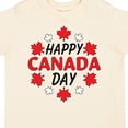 thumbnail image 4 of Inktastic Happy Canada Day- Maple Leaf Circle Boys or Girls Toddler T-Shirt, 4 of 5
