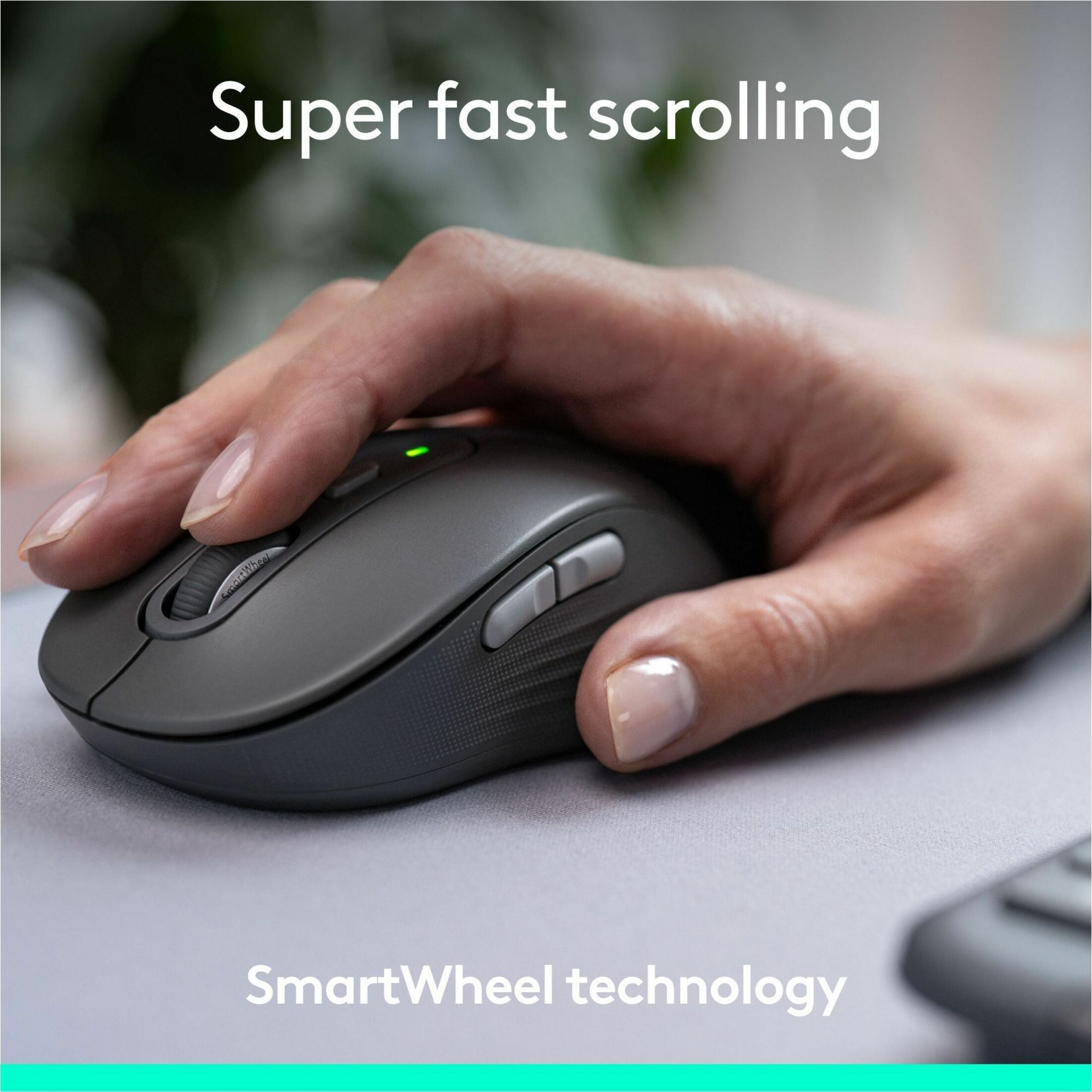 Logitech Signature Slim MK955 Combo for Business, Copilot Edition, Wireless Keyboard and Mouse, Graphite