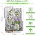thumbnail image 3 of Flowers Diamond Painting Kit Flowers Diamond Art Kits for Adults DIY 5D Full Drill Diamond Painting Kits Flowers Diamond Painting Daisy Gem Painting H, 3 of 4