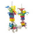 thumbnail image 2 of 1 Piezas Pájaro Jaula Jaula de Juguete Colgante Masticar Escalada Columpio Pájaro Jugar Juguetes Yinane Juguetes para masticar pájaros loros, 2 of 8