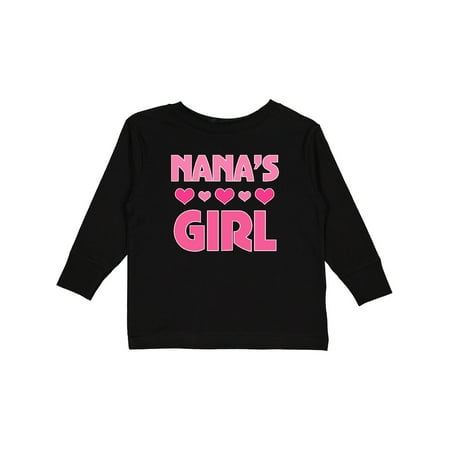 

Inktastic Nana s Girl Grandchild Gift Toddler Toddler Girl Long Sleeve T-Shirt
