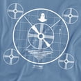 thumbnail image 2 of Space Ghost Coast to Coast Women's T Shirt, Carolina Blue, Small, 2 of 6