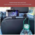 thumbnail image 2 of 2 Pack Car Seat Hooks with Cell Phone Holder Headrest Universal Car Headrest Hook Coat Hook Car Hang, 2 of 4