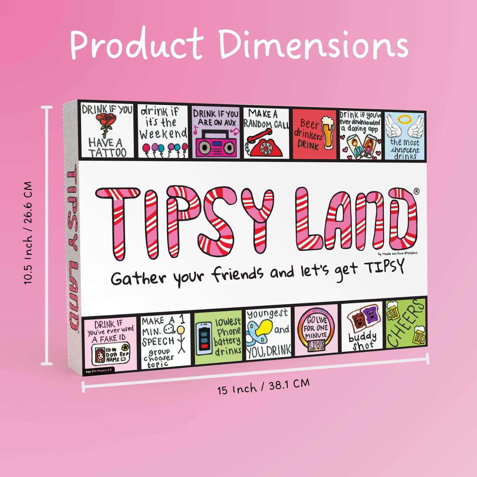 Tipsy Land Board Game