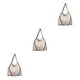 thumbnail image 5 of Sonducket Bolso de hombro con cadena de alta capacidad y de moda para mujer, bolso de hombro con cadena, bolsos de lujo, blanco roto Type1 NO1, 5 of 6