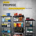 thumbnail image 7 of Plano 4-Shelf Standard Duty Plastic Storage Shelves, 48” x 21” x 14”, 200lb Capacity, 7 of 7