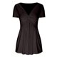 thumbnail image 4 of ICHUANYI Clearance Women's Casual V-neck Bow Sexy Short-sleeved T-shirt Top(Black, XL) ICHUANYI WER2023080702972, 4 of 6