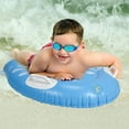 thumbnail image 3 of Kmbangi Kid Inflatable Surfboard with Handles Blue Shark Floating Mat, 3 of 10