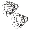 thumbnail image 4 of Black Iron Wire Anti-Scald Net for Reptile Heat Lamp Cover with Mesh Cage Design for Kitchen 2pcs, 4 of 8