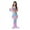 Sky Blue954, variant on RUTAYY Colorful Fish Tail Swimsuit Kids Realistic Swimming Monofin Included Bikini Set With High Waisted Bottoms And Top Beach Vacation Brazilian Swimwear Beachwear, 4-5 Years